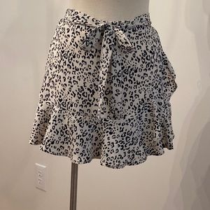 Altar’d State Cheetah Ruffle Skirt
